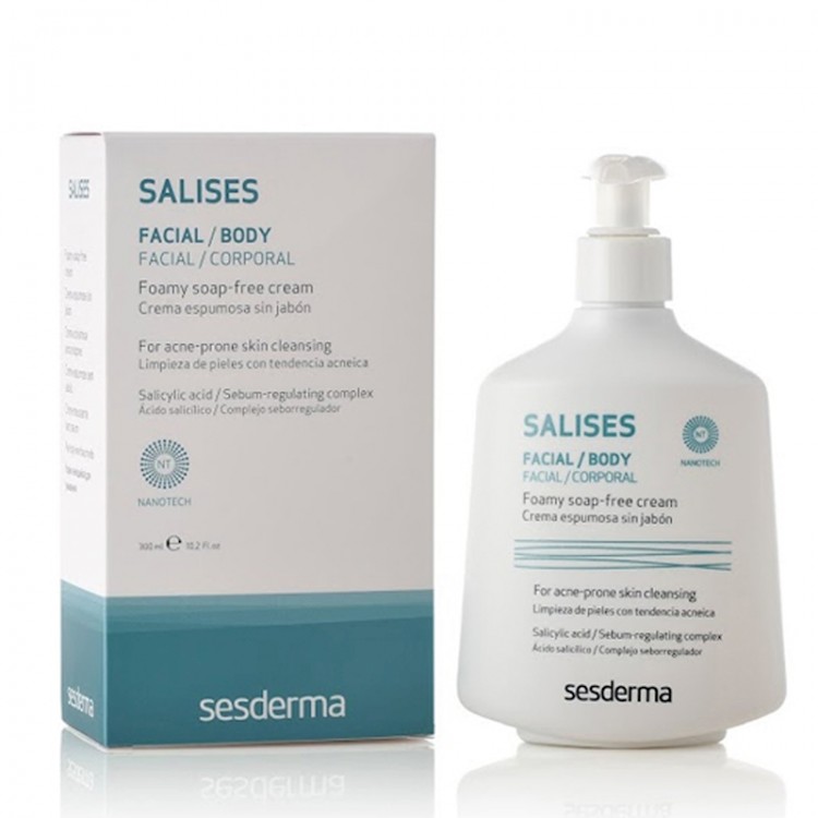 Sesderma Salises foamy soapless cream Groen Sesderma Salises foamy soapless cream Groen