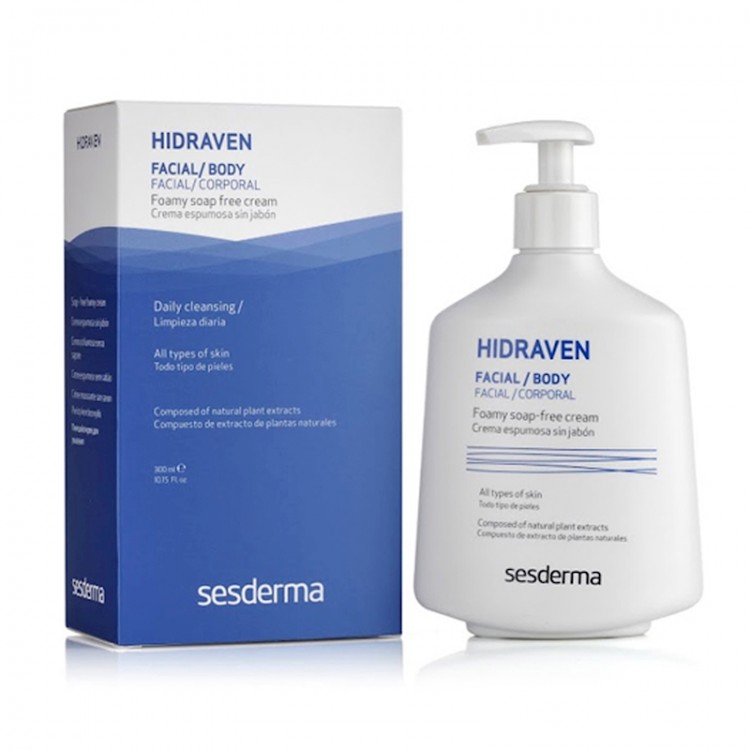 Sesderma Hidraven foamy soap-free cream Blauw Sesderma Hidraven foamy soap-free cream Blauw
